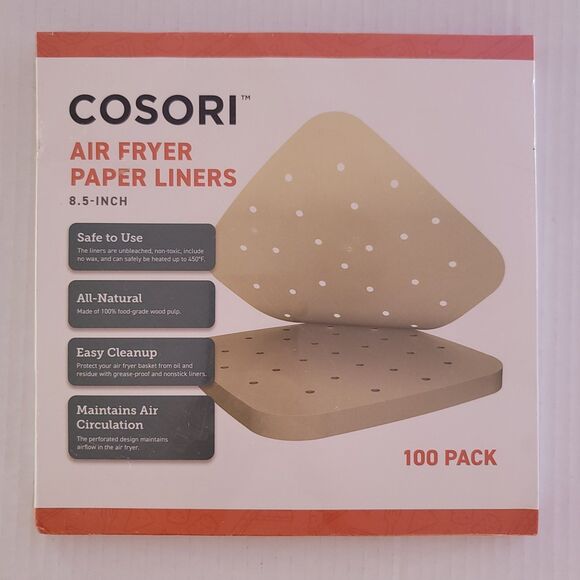 Cosori Other - COSORI Air Fryer Liners, 100 Square Disposable Paper 8.5" for Model CLR-R581-WUS